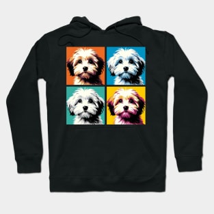 Pop Retro Havanese Art Painting - Cute Puppy Hoodie